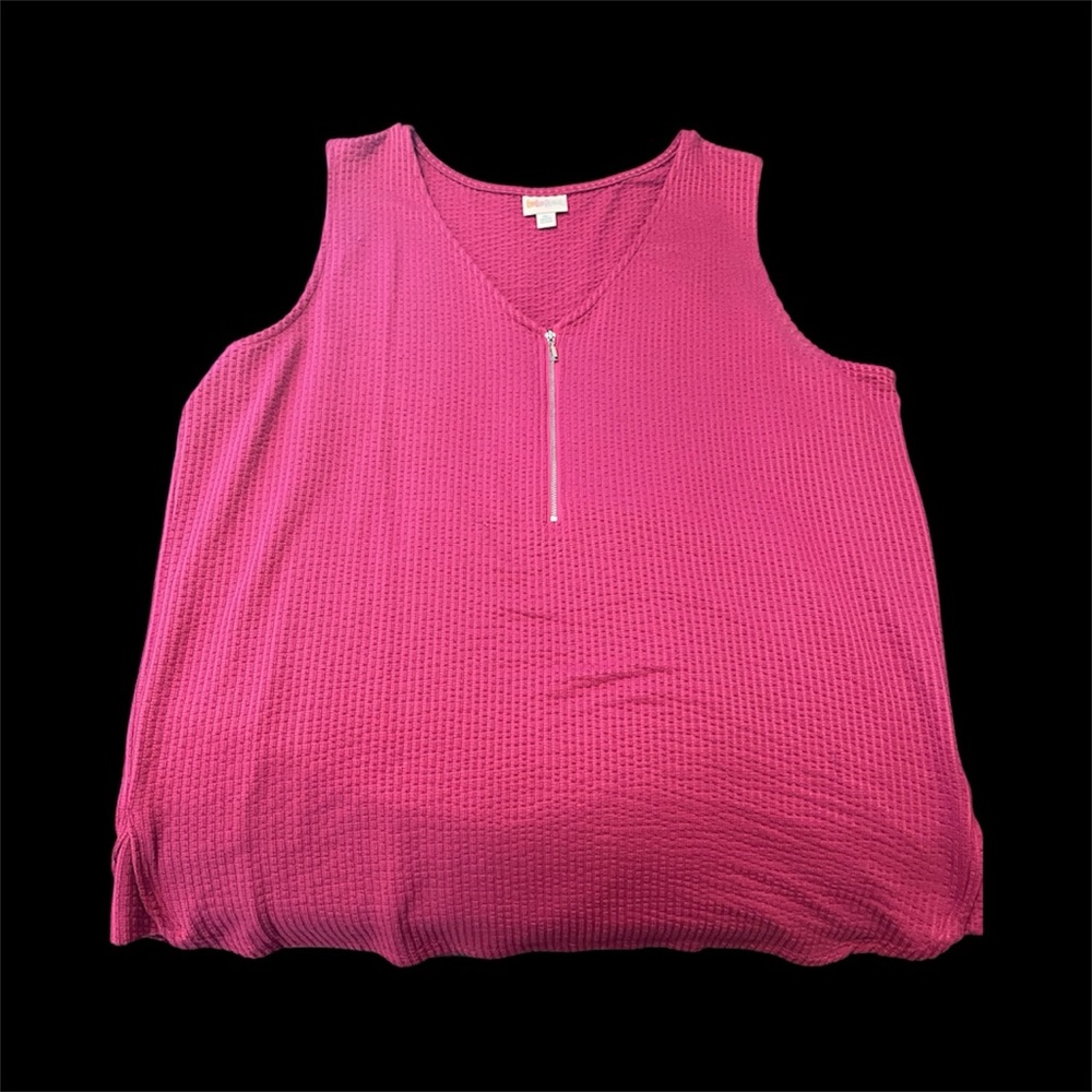 LulaRoe “Rachael” XL Tank Top with Zipper